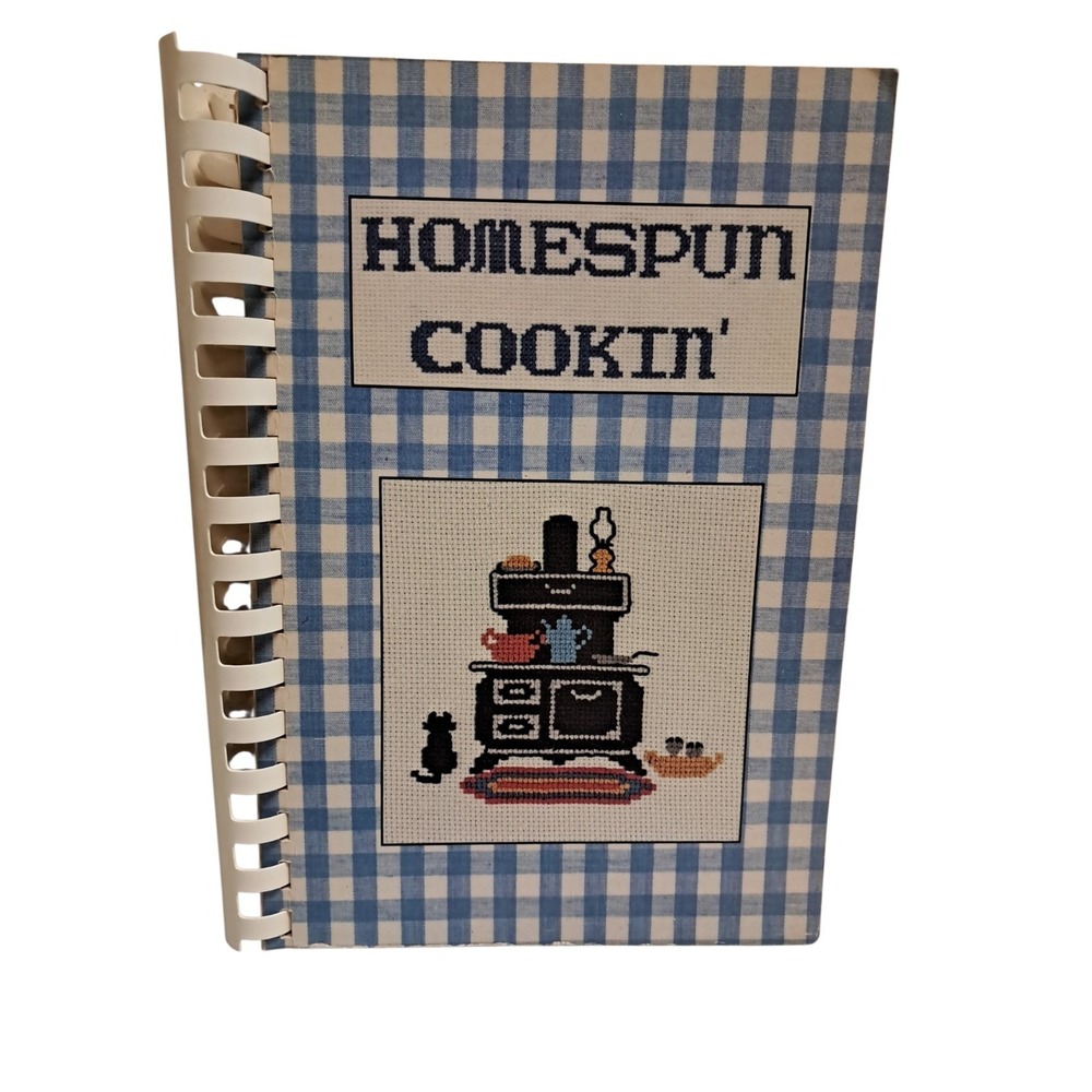 Homespun Cookin' Cookbook  Vintage 1984‎ Grand Chapter of NC of the Eastern Star